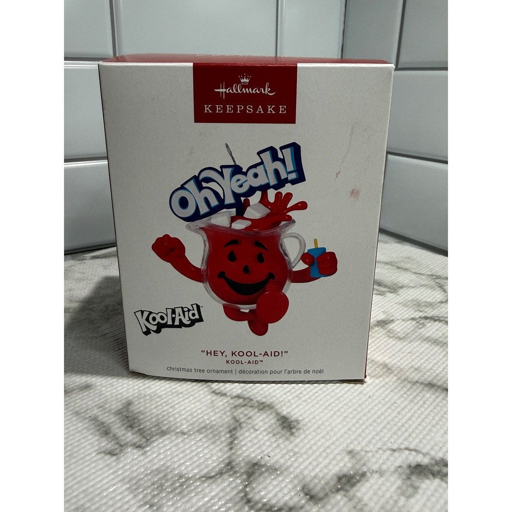 Hallmark Keepsake 2023 Kool-Aid Man Hey Kool-Aid Christmas Ornament QXI8542 Red